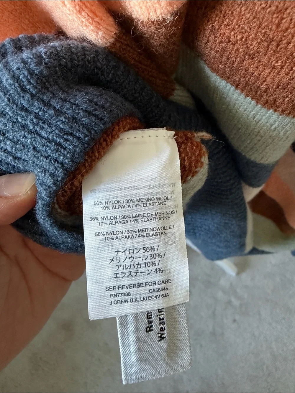 Madewell Women's Striped Crewneck Sweater Size M
